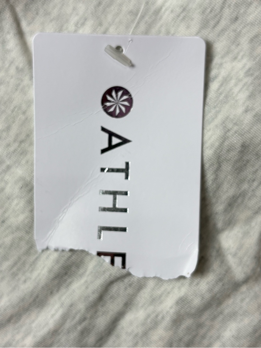 NWT ATHLETA Coaster Luxe Relaunch Sweatshirt 3X Light Gray Heather Pullover - Picture 11 of 12